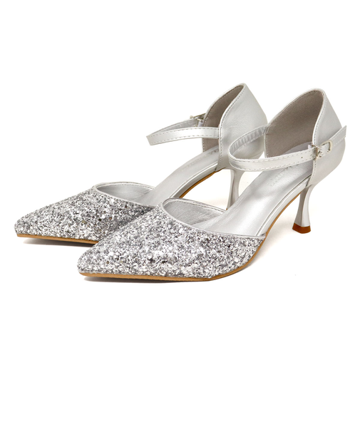 LiBERTYDOLL グリッターセパレート アンクル ストラップパンプス (1210)