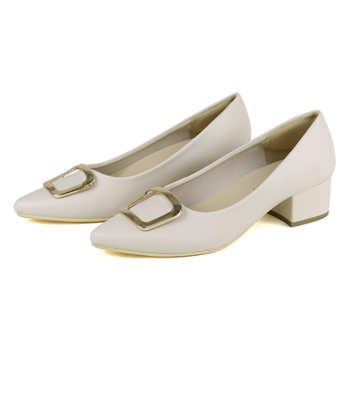 スクエア バックル パンプス (1166)