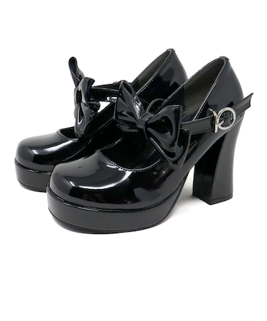 厚底チャンキーヒール2WAYパンプス (1691)