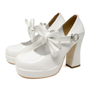 厚底チャンキーヒール2WAYパンプス (1691)