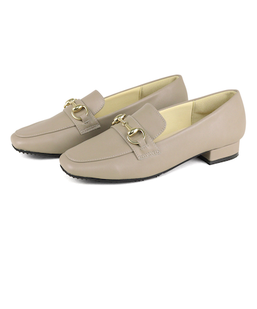 スクエアトゥビットレインパンプス (1402)