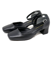 スクエアトゥ セパレートパンプス (1023)