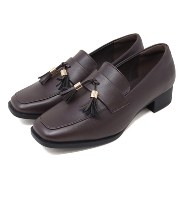 スクエアトゥヒールチェーンフリンジ (3069)