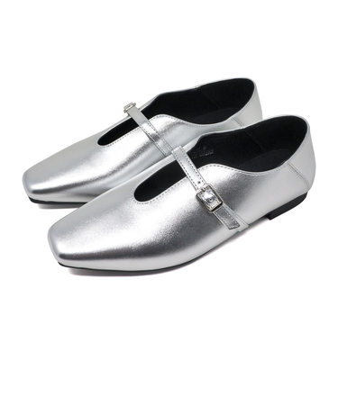 Uカットベルトスクエア2WAYパンプス (1037)