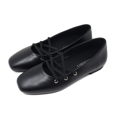 クロスゴム3ホールパンプス (1042)