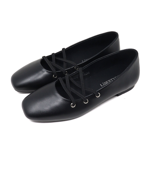 クロスゴム3ホールパンプス (1042)