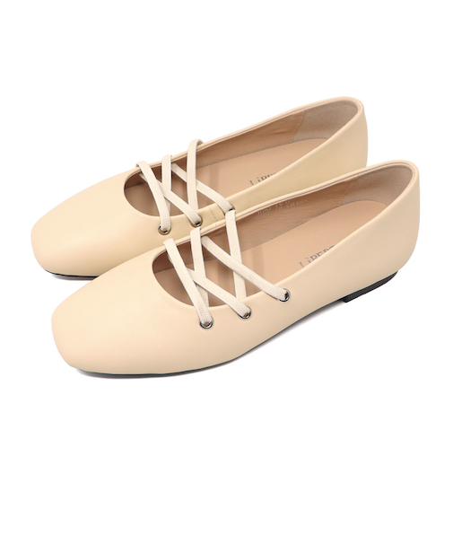 クロスゴム3ホールパンプス (1042)