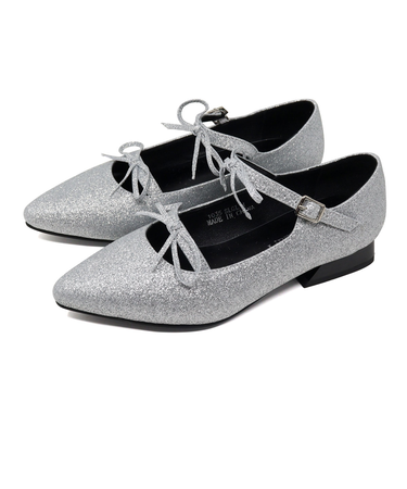 ダブルリボンベルトパンプス (1035)