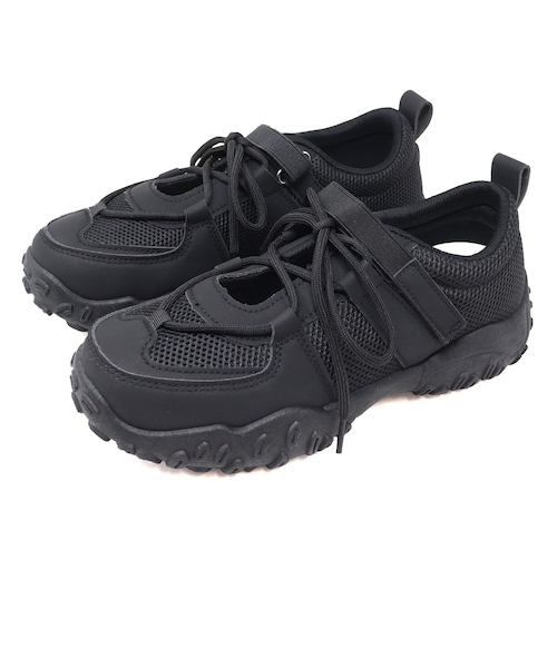 みー レースアップUカットメッシュスニーカー (3802)｜ジールマーケットの