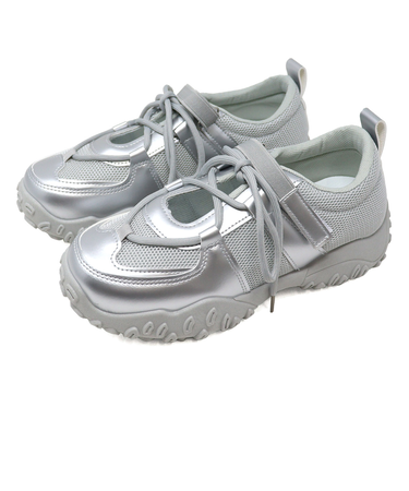 レースアップUカットメッシュスニーカー (3802)