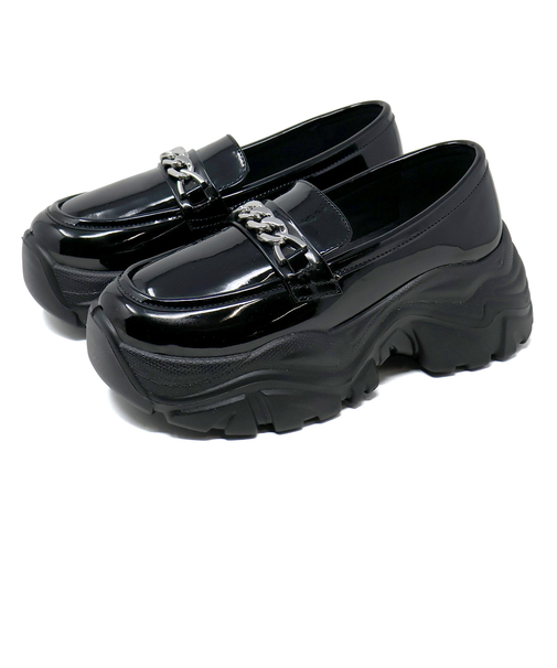 スニーカーソールチェーンローファー (2216)