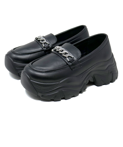 スニーカーソールチェーンローファー (2216)