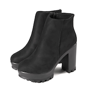 11cmヒールショートブーツ　(9159)