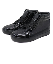 レースアップ ハイカットスニーカー ラメ グリッター  (2205)