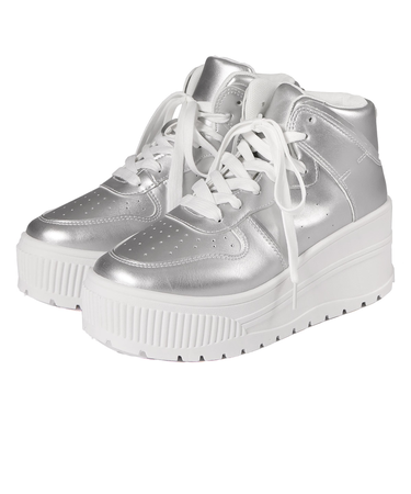 厚底ハイカットスニーカー (2218)