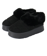 厚底折り返しファースリッポンシューズ (6411)