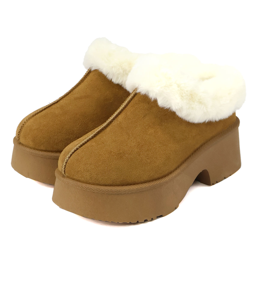 厚底スリッポンムートンシューズ (6420)