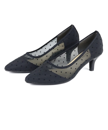 オフィス カジュアル フォーマル 5.5cmヒールパンプス (154-5415-4)