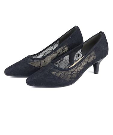 オフィス カジュアル フォーマル 5.5cmヒールパンプス (154-5415-4)