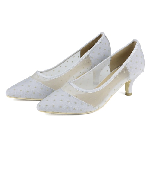 オフィス カジュアル フォーマル 5.5cmヒールパンプス (154-5415-4)