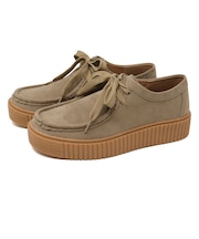 プラットフォームモカシンシューズ (6396)