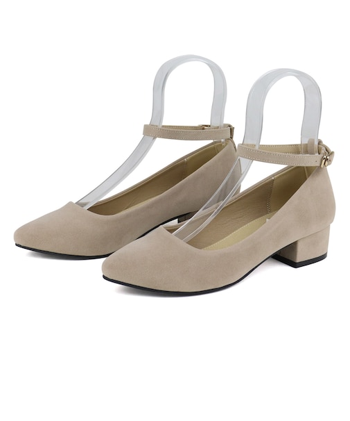 オフィス カジュアル フォーマル 3.5cmヒール ストラップパンプス (5511)