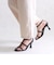 スクエアトゥTストラップサンダル オフィスカジュアル オケージョン 履きやすい 歩きやすい (4176)