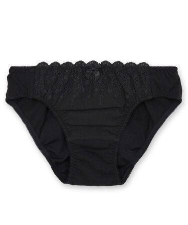 ブルーデイもブラとショーツはお揃いデザインが叶うウィングポケット付き  「コットンドラジェ サニタリー」 サニタリーショーツ