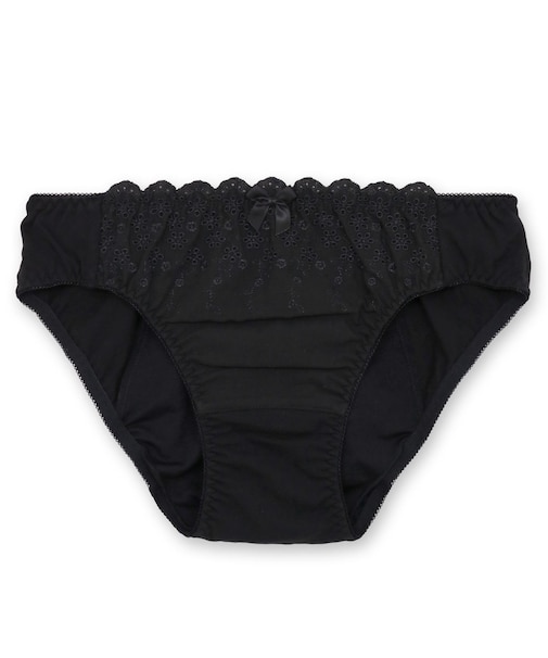 ブルーデイもブラとショーツはお揃いデザインが叶うウィングポケット付き  「コットンドラジェ サニタリー」 サニタリーショーツ