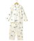 flower cotton 花柄前開きセットアップ