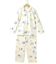 flower cotton 花柄前開きセットアップ
