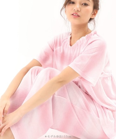 sky gradation グラデーションガウチョパンツセットアップ