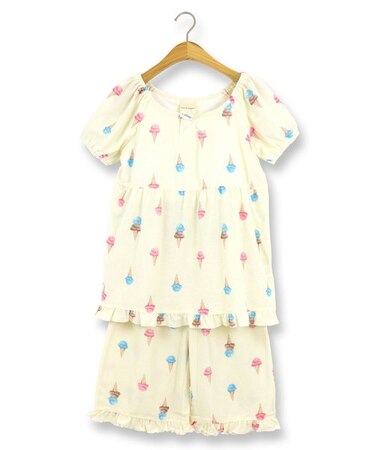 mochi pile モチパイル かぶり上下セットアイス柄