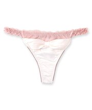 更にセクシーに洋服に響かない！ 「ふわ盛サテン タンガ」 Tバック タンガ