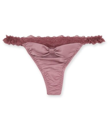 更にセクシーに洋服に響かない！ 「ふわ盛サテン タンガ」 Tバック タンガ