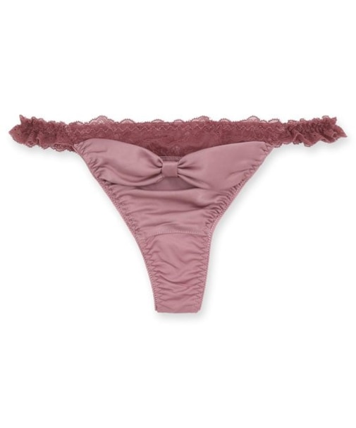 更にセクシーに洋服に響かない！ 「ふわ盛サテン タンガ」 Tバック タンガ