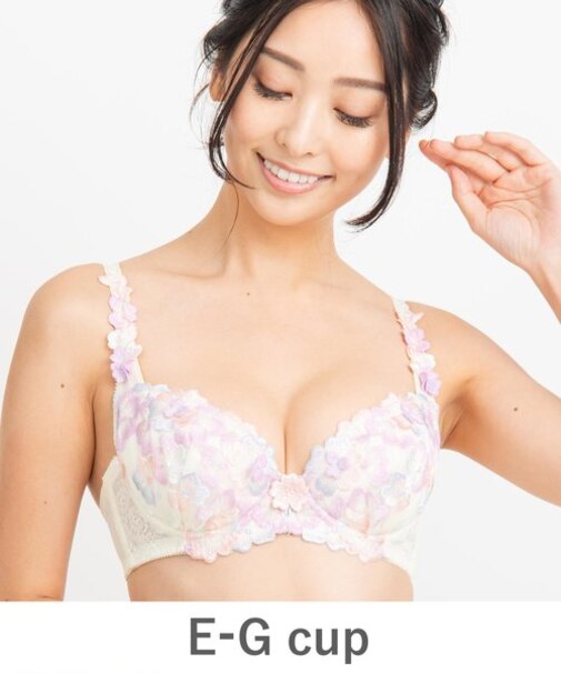 GRACE Flower Petal らくらく補正グレースフラワーペタル コーディネートブラジャー E65-G90カップ