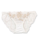 シックな華ありランジェリー紐＋バックレースでWかわいい 「シャイニーフルール」 脇紐ショーツ