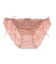 シックな華ありランジェリー紐＋バックレースでWかわいい 「シャイニーフルール」 脇紐ショーツ