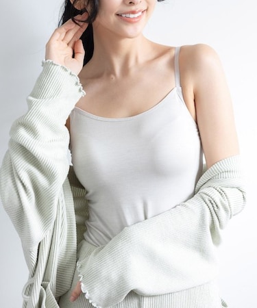 人気の「ふわ盛」パターンのカップを採用モダール生地で着心地◎ 「ふわ盛ブラキャミソール」 機能性インナー