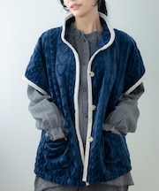ふんわり軽くて暖かいmemory fleece (メモリーフリース)着れるブランケット！ショートガウン 「メモリーフリース」 ガウン