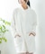 ふんわり軽くて暖かいmemory fleece (メモリーフリース)パジャマにプラス、ロングガウン 「メモリーフリース」 ガウン
