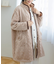 ふんわり軽くて暖かいmemory fleece (メモリーフリース)パジャマにプラス、ロングガウン 「メモリーフリース」 ガウン