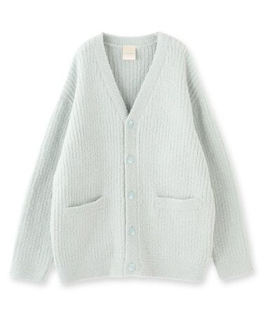 ふわふわ＆さらさらの極上手触りユニセックスが嬉しい楽ちんニット 「パウダーもこ ガウン」 ガウン