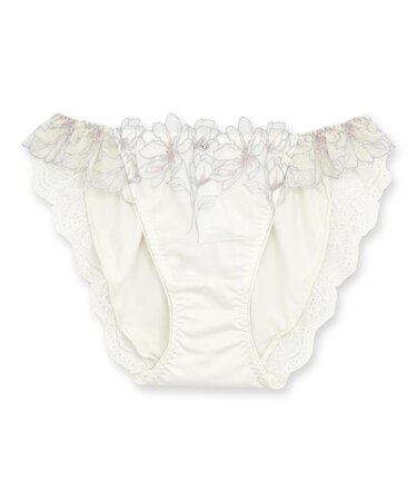 軽やかに揺れるチュールフラワーデイリー使いに☆ 「ノーブルティアラブラ002 ショーツ」 ショーツ