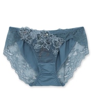 華あり刺繍デザイン穿きやすいノーマルショーツ 「スタイルアップワイヤレスフローラ ショーツ」 ショーツ