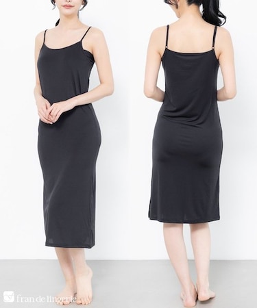 冷感+多機能☆ベーシックインナー「冷はだヴェール」カップ付きスリップ 「冷はだヴェール ブラトップ(スリップ)」 冷はだヴェール ブラトップ(スリップ)