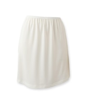 冷感＋多機能☆ベーシックインナー「冷はだヴェール」丈が選べるシンプル・ペチコート＆フレアパンツ 「冷はだヴェール ペチコート」 ペチコート