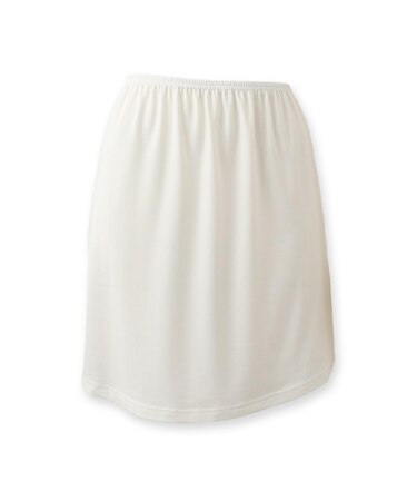 冷感＋多機能☆ベーシックインナー「冷はだヴェール」丈が選べるシンプル・ペチコート＆フレアパンツ 「冷はだヴェール ペチコート」 ペチコート