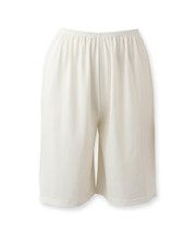 冷感＋多機能☆ベーシックインナー「冷はだヴェール」丈が選べるシンプル・ペチコート＆フレアパンツ 「冷はだヴェール ペチコート」 ペチコート